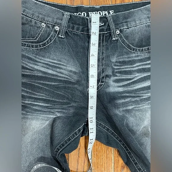 Classic Black Straight Leg Jeans for Women - Picture 5 of 16